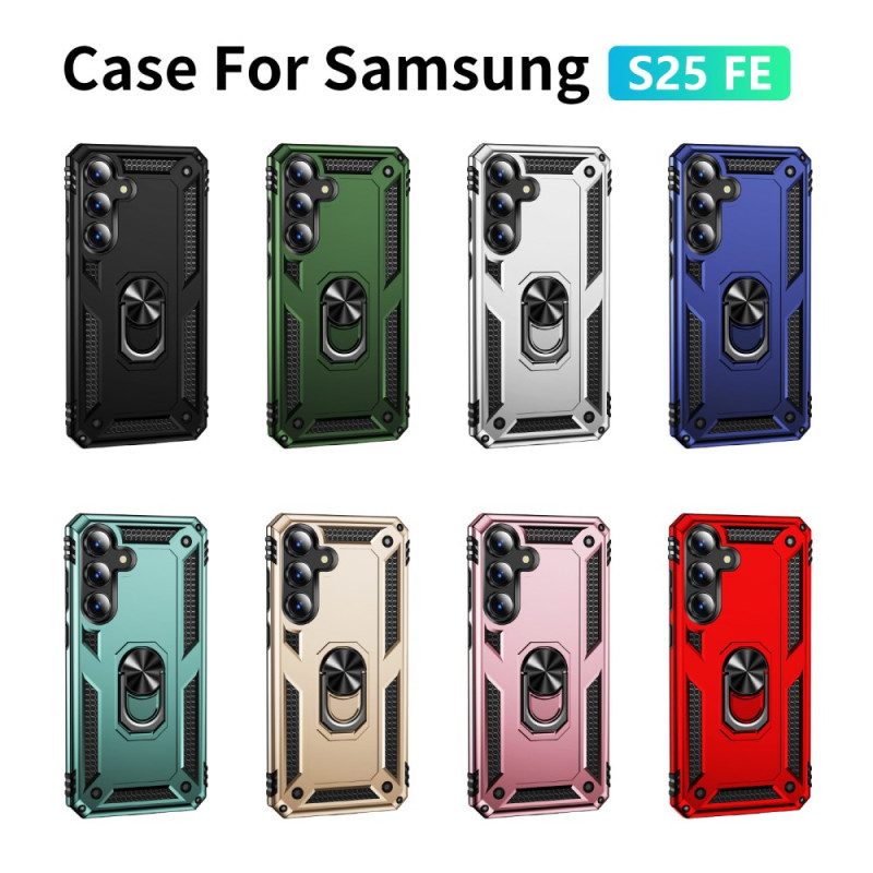 Skal Samsung Galaxy S25 Fe Telefonfodral Robust Med Roterande Ringhållare