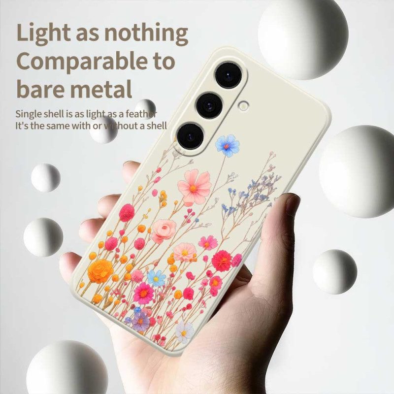 Skal Samsung Galaxy S25 Fe Vildblommig Silikon