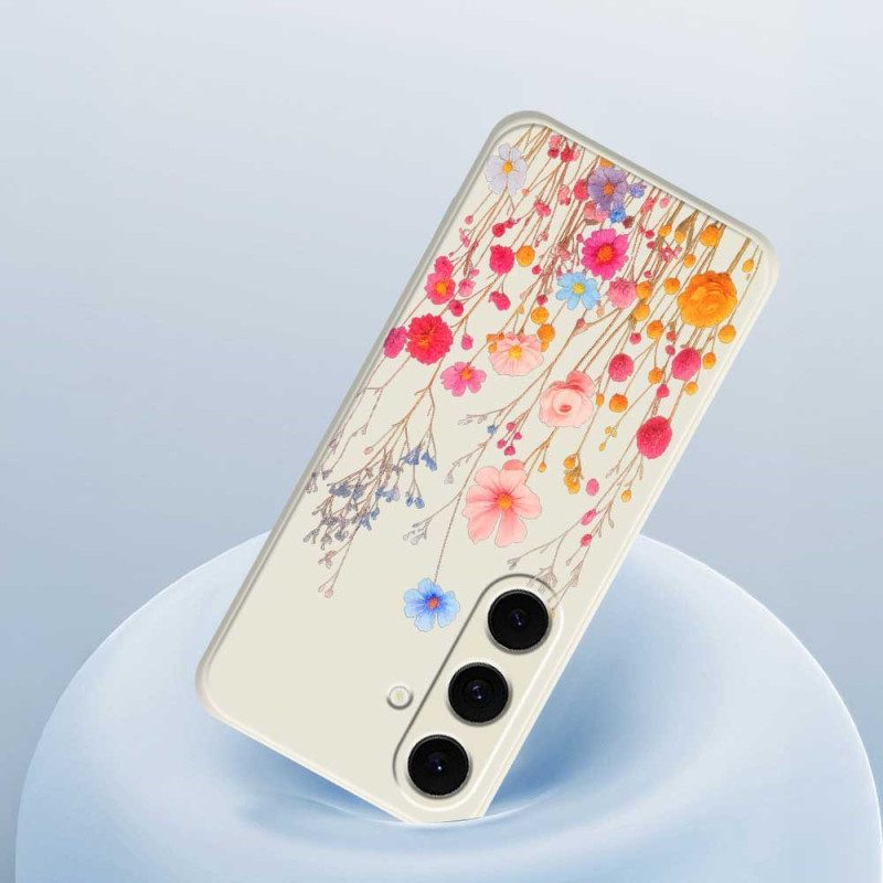 Skal Samsung Galaxy S25 Fe Vildblommig Silikon