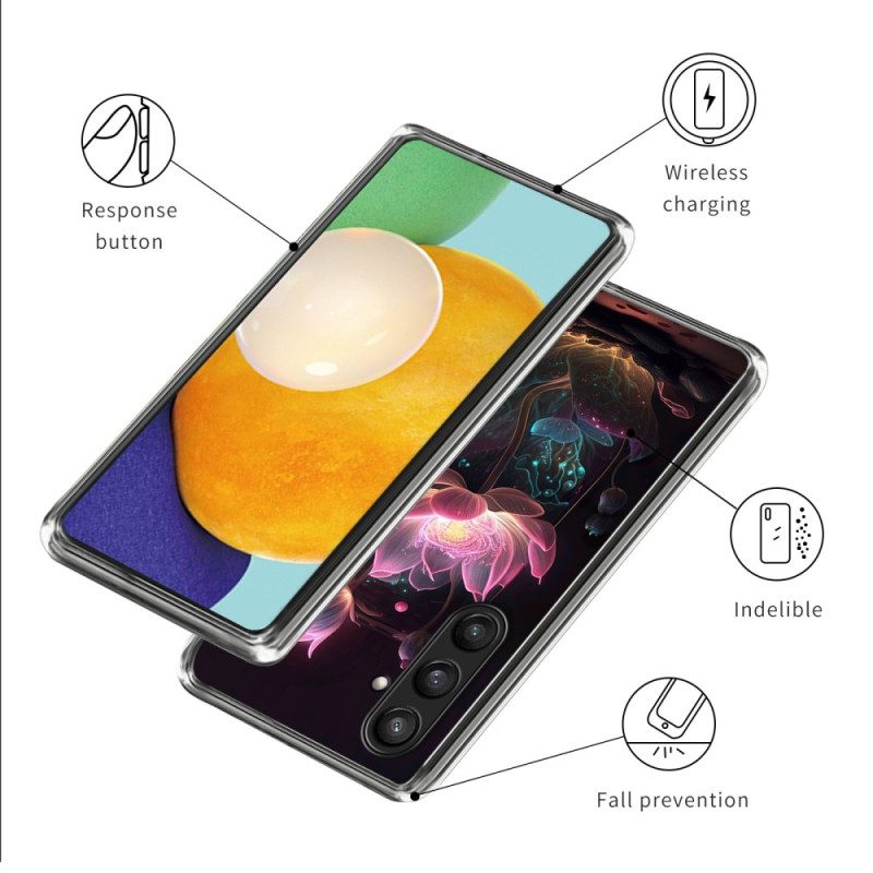 Skal Samsung Galaxy S25 Plus 5g Fluorescerande Lotus