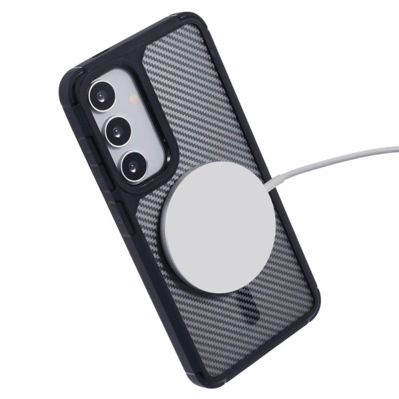 Skal Samsung Galaxy S25 Plus 5g Magsafe-kompatibel Kolfiber