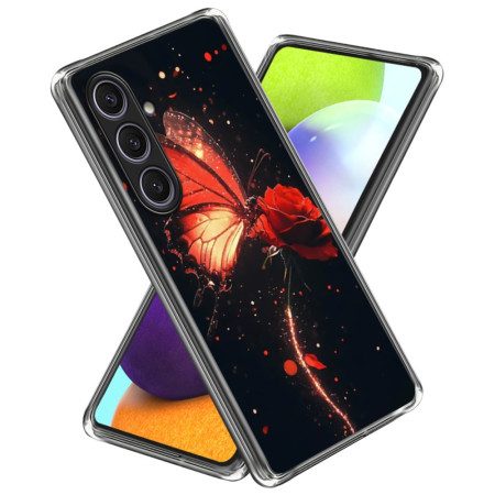 Skal Samsung Galaxy S25 Plus 5g Röd Fjäril