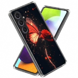 Skal Samsung Galaxy S25 Plus 5g Röd Fjäril
