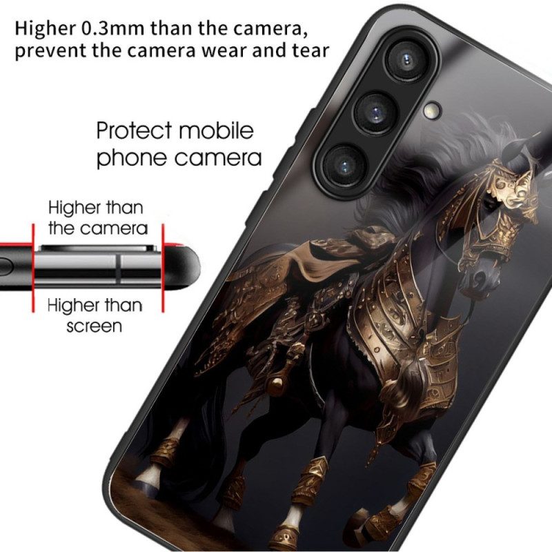 Skal Samsung Galaxy S25 Plus 5g Tävlingshäst I Härdat Glas