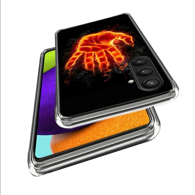 Skal Samsung Galaxy S25 Plus 5g Telefonfodral Brinnande Hand