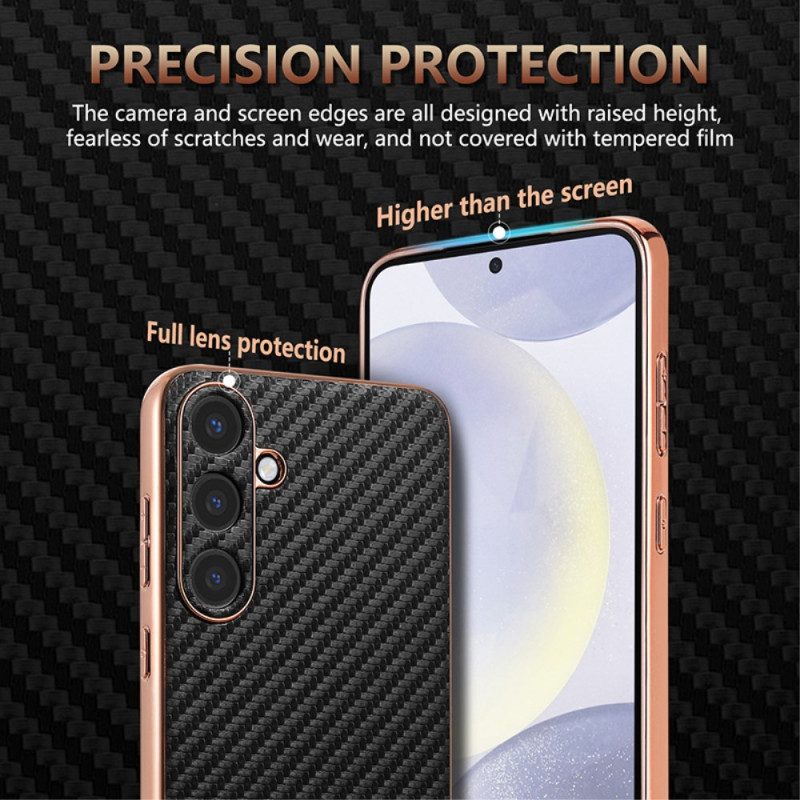Skal Samsung Galaxy S25 Plus 5g Telefonfodral Kolfibertextur