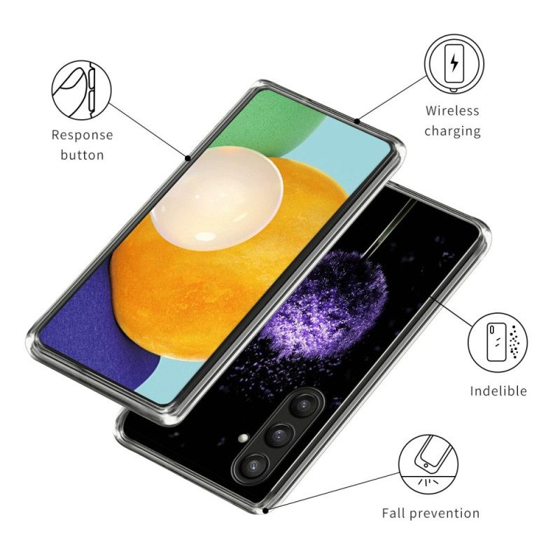 Skal Samsung Galaxy S25 Plus 5g Telefonfodral Lila Maskros
