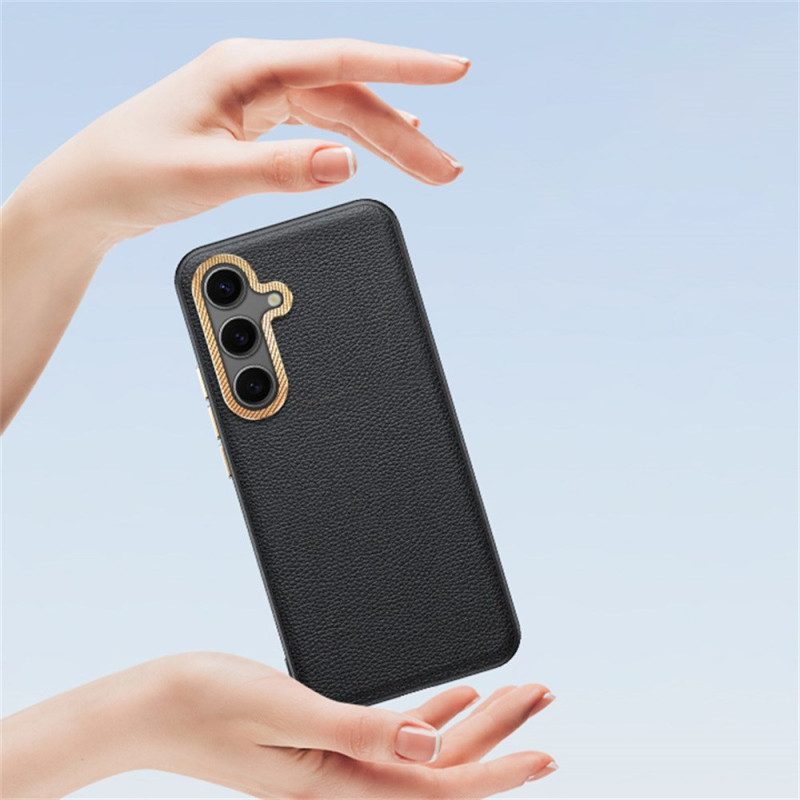 Skal Samsung Galaxy S25 Plus 5g Telefonfodral Texturerat Konstläder
