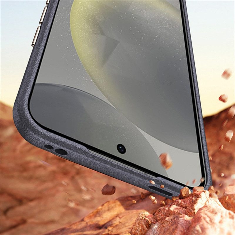 Skal Samsung Galaxy S25 Plus 5g Telefonfodral Texturerat Konstläder