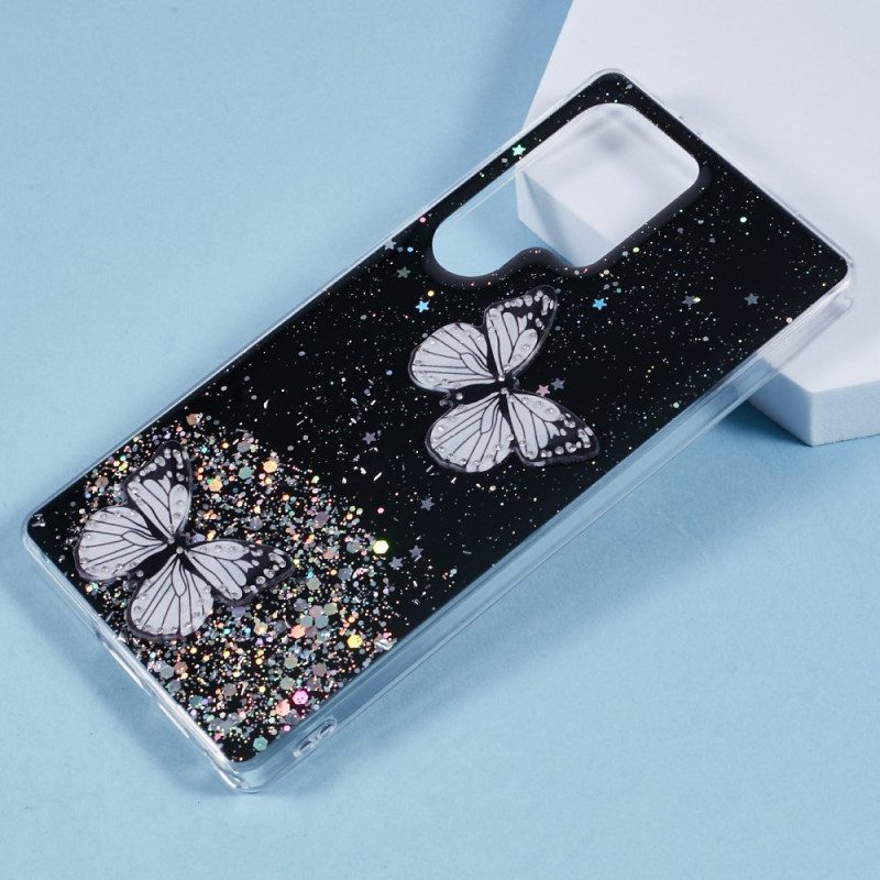 Skal Samsung Galaxy S25 Ultra 5g Glitterfjärilar