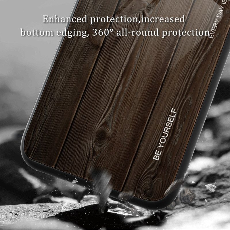 Skal Samsung Galaxy S25 Ultra 5g Härdat Glas I Trä