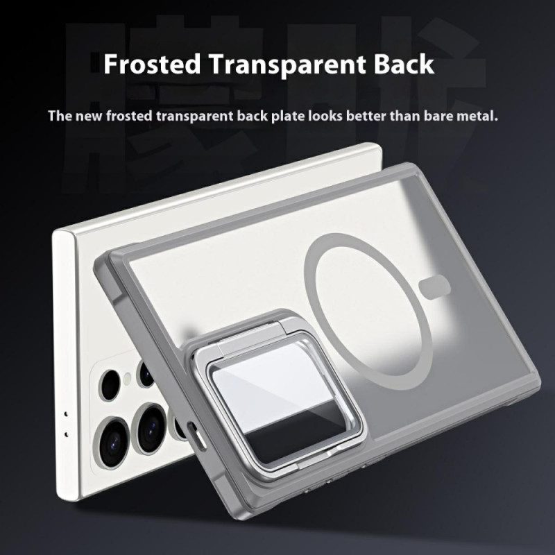 Skal Samsung Galaxy S25 Ultra 5g Magsafe-kompatibel Matt Design Som Motverkar Fingeravtryck Med Stativ