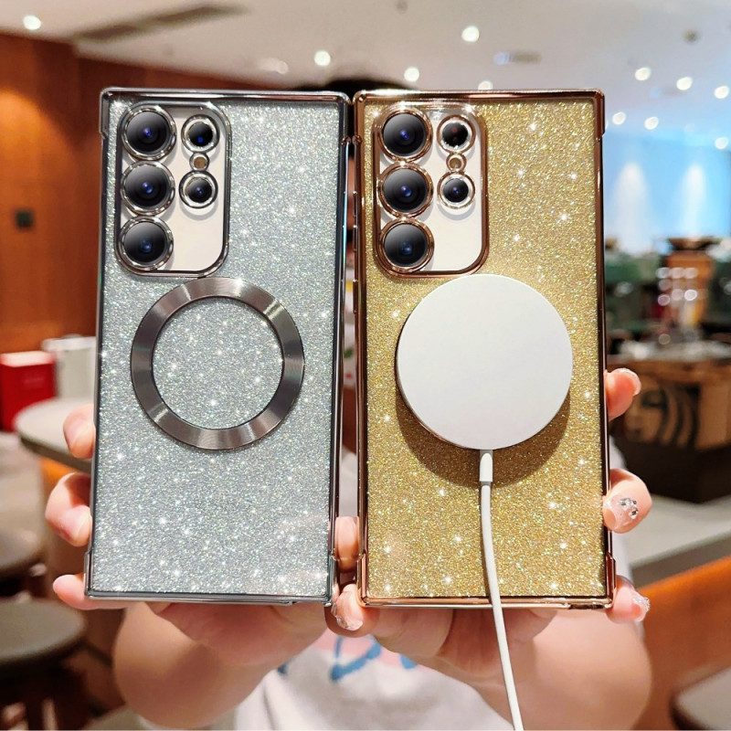 Skal Samsung Galaxy S25 Ultra 5g Magsafe-kompatibel Med Glitter