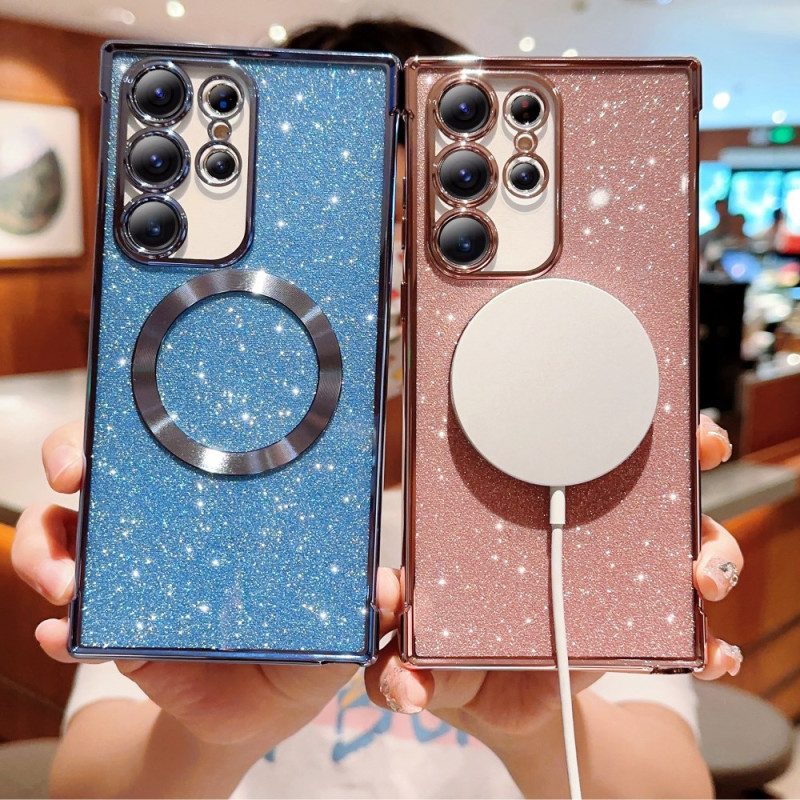 Skal Samsung Galaxy S25 Ultra 5g Magsafe-kompatibel Med Glitter