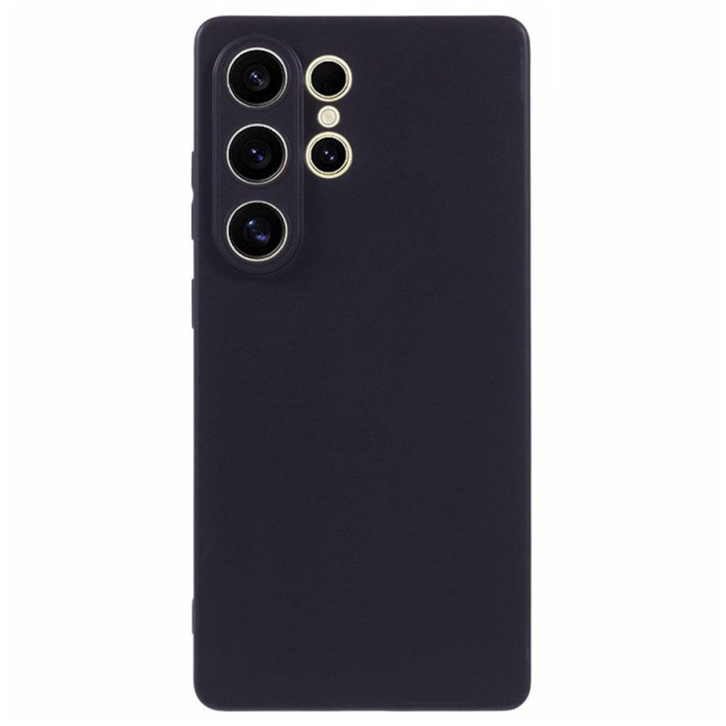 Skal Samsung Galaxy S25 Ultra 5g Matt Silikon Med Skärmskydd I Härdat Glas