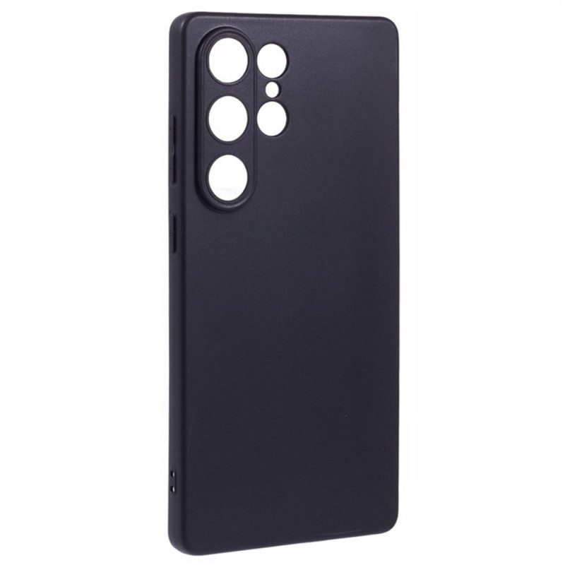 Skal Samsung Galaxy S25 Ultra 5g Matt Silikon Med Skärmskydd I Härdat Glas