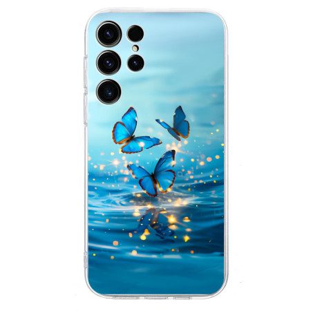 Skal Samsung Galaxy S25 Ultra 5g Telefonfodral Blå Fjärilar