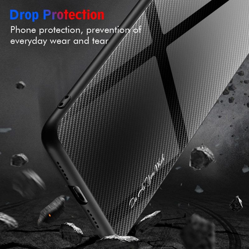 Skal Samsung Galaxy S25 Ultra 5g Telefonfodral Kolfiberhärdat Glas