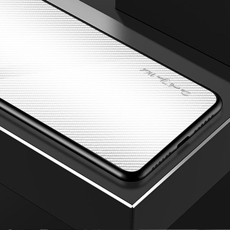 Skal Samsung Galaxy S25 Ultra 5g Telefonfodral Kolfiberhärdat Glas