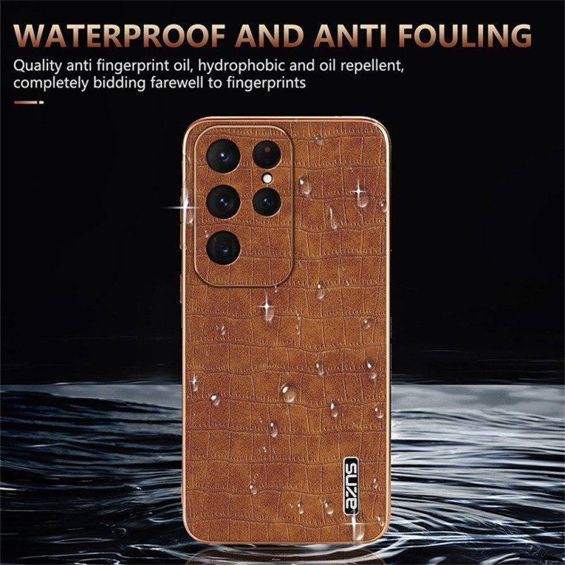 Skal Samsung Galaxy S25 Ultra 5g Telefonfodral Krokodileffekt Azns