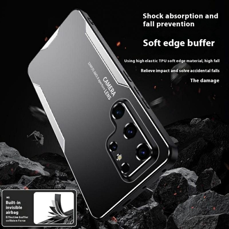 Skal Samsung Galaxy S25 Ultra 5g Telefonfodral Metallisk Effekt