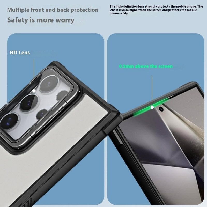 Skal Samsung Galaxy S25 Ultra 5g Telefonfodral Robust Med Inbyggt Stativ