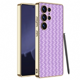 Skal Samsung Galaxy S25 Ultra 5g Telefonfodral Vävd Textur