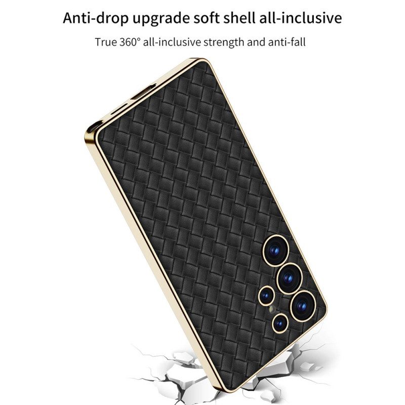 Skal Samsung Galaxy S25 Ultra 5g Telefonfodral Vävd Textur
