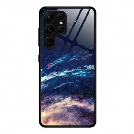 Skal Samsung Galaxy S25 Ultra 5g Vintergatan I Härdat Glas