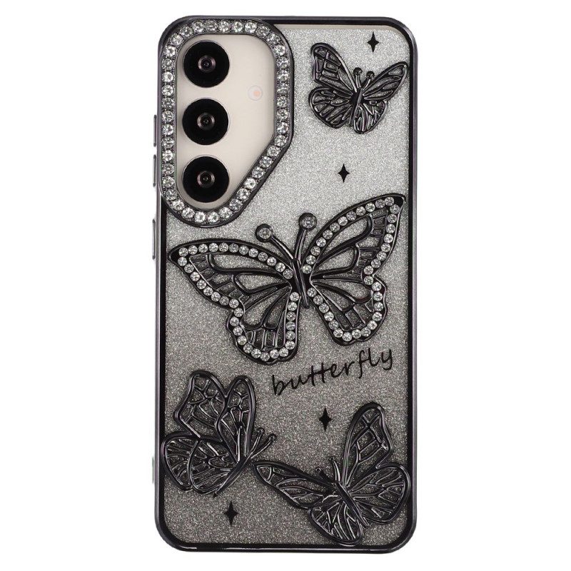 Skal Samsung Galaxy S26 3d-fjärilar Och Strass