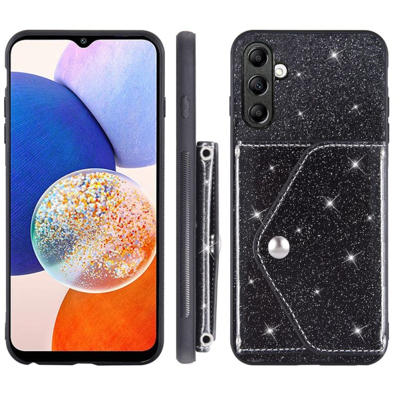 Skal Samsung Galaxy S26 Glittrig Korthållare Och Axelrem