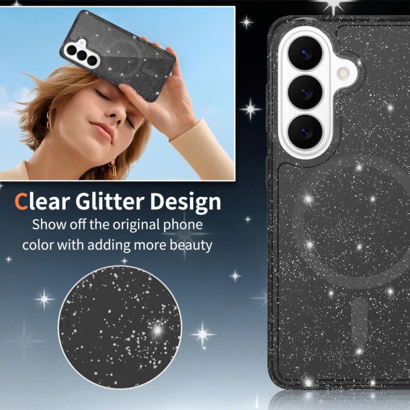 Skal Samsung Galaxy S26 Glittrig Magnetisk Plånbok