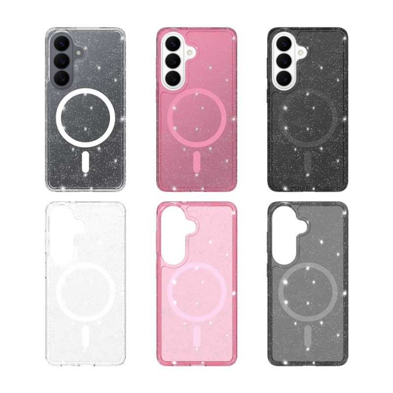 Skal Samsung Galaxy S26 Glittrig Magnetisk Plånbok