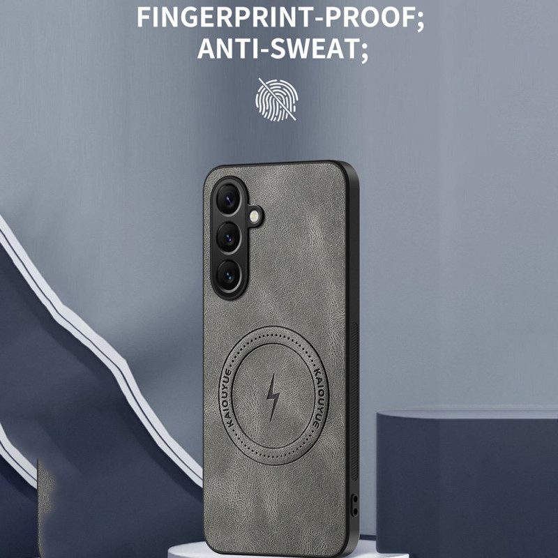 Skal Samsung Galaxy S26 Magnetisk Lädereffekt