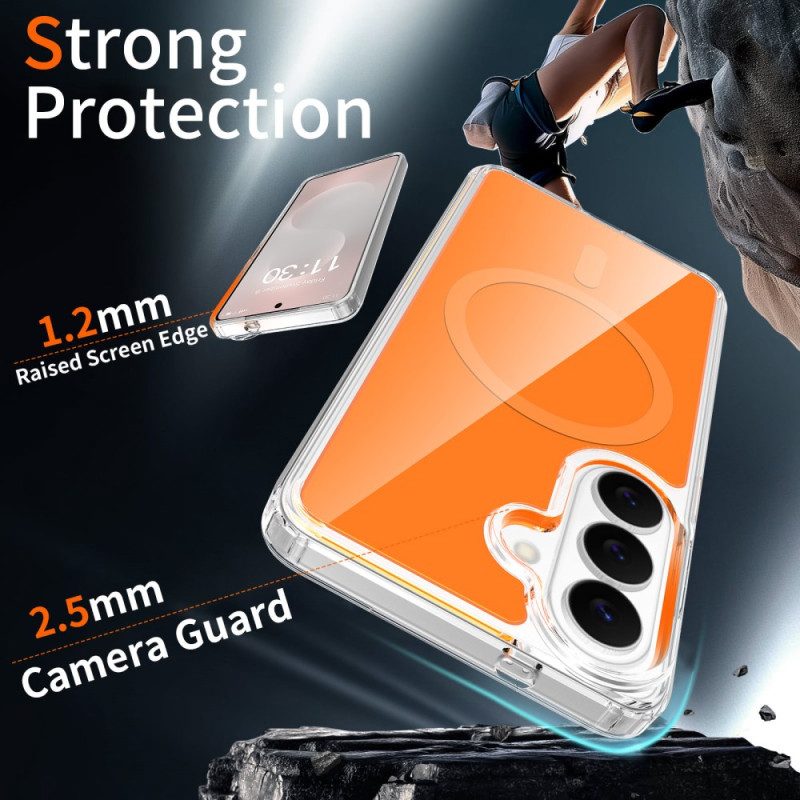 Skal Samsung Galaxy S26 Magnetiskt Med Stötsäkert Härdat Glas