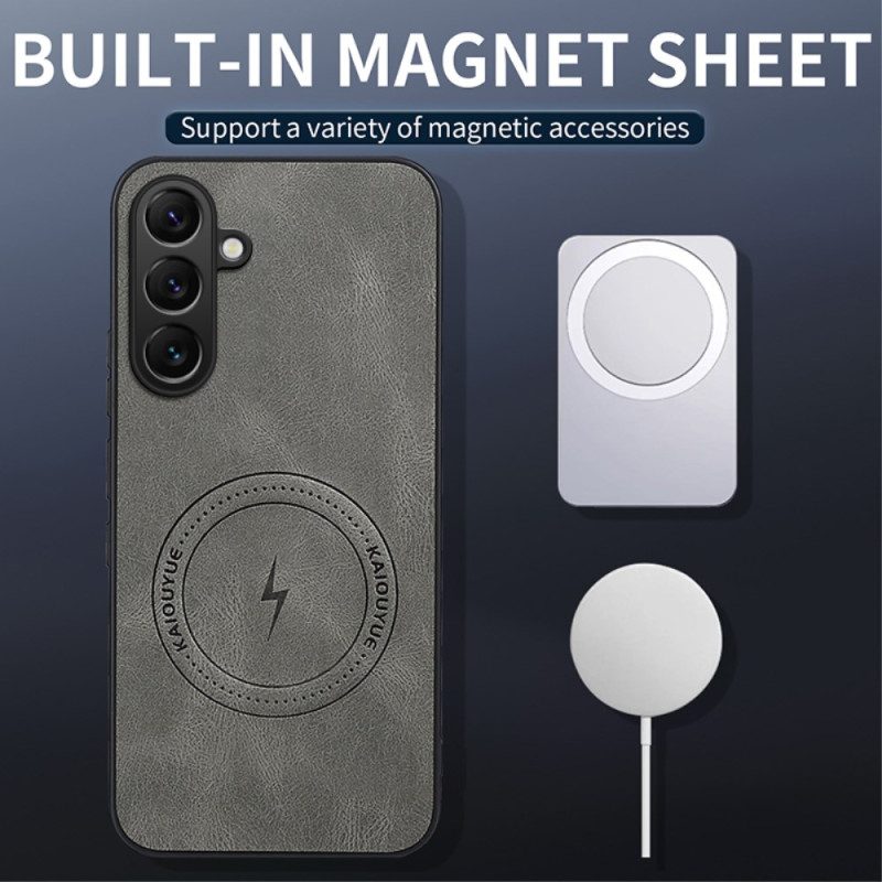 Skal Samsung Galaxy S26 Plus Magnetisk Lädereffekt