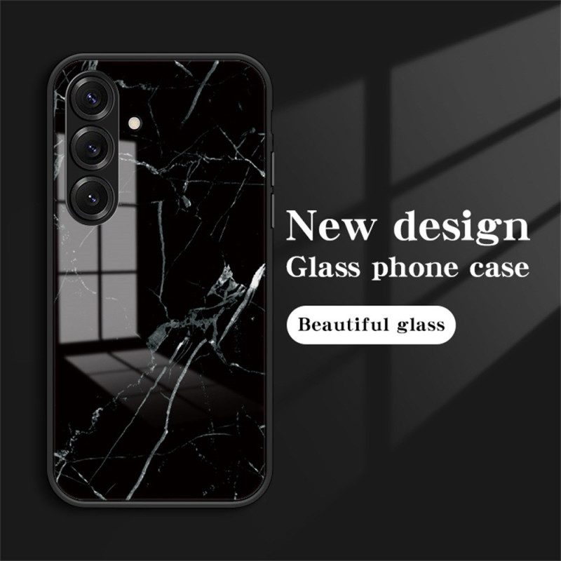 Skal Samsung Galaxy S26 Plus Marmorerat Härdat Glas