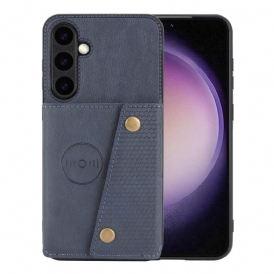 Skal Samsung Galaxy S26 Plus Telefonfodral Korthållare Med Lädereffekt