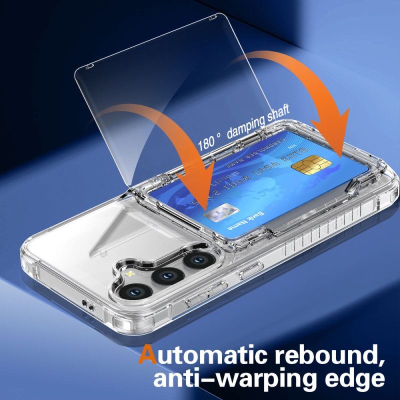 Skal Samsung Galaxy S26 Plus Transparent Korthållare Och Stativ