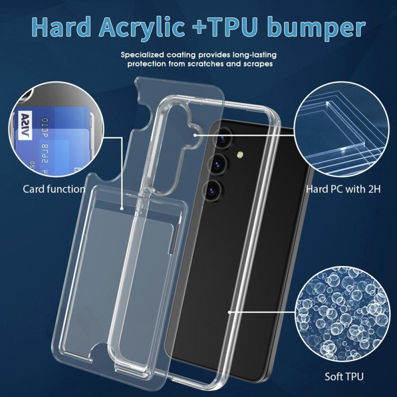 Skal Samsung Galaxy S26 Plus Transparent Med Korthållare