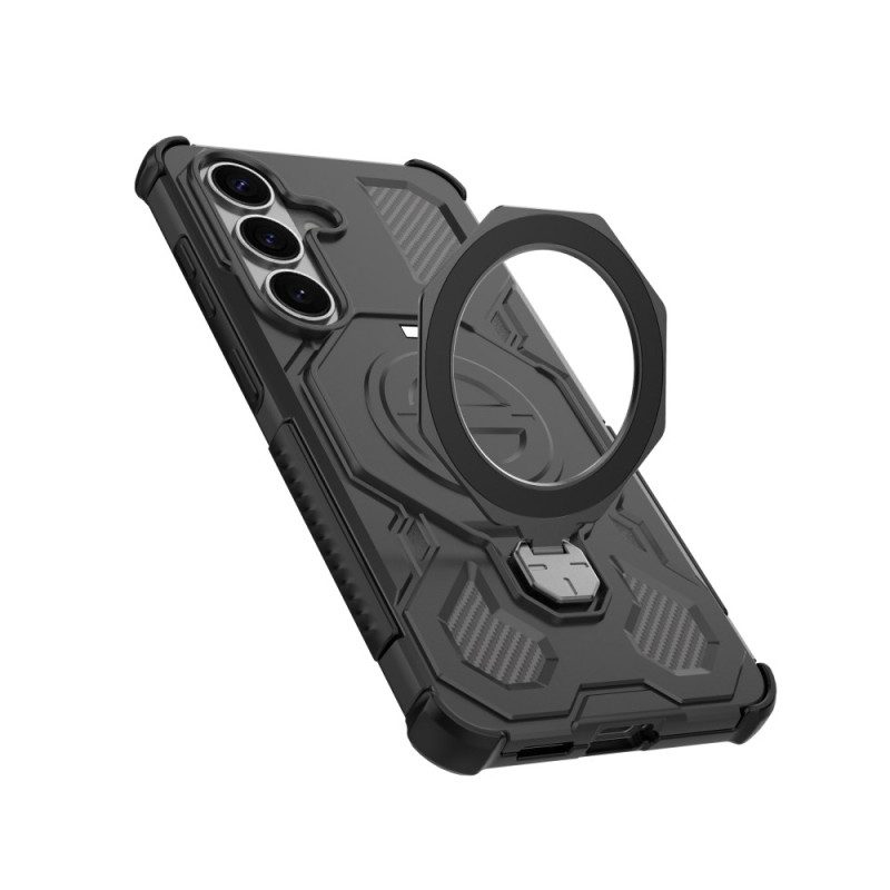 Skal Samsung Galaxy S26 Robust Med Roterande Metallstativ