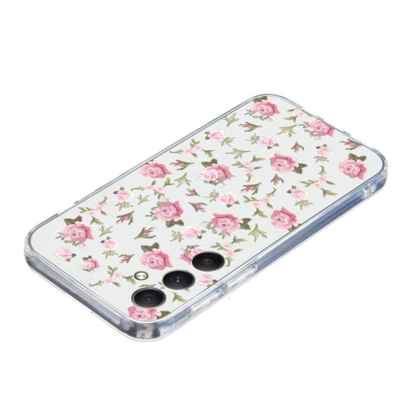Skal Samsung Galaxy S26 Rosa Blommönster