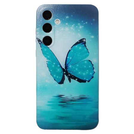 Skal Samsung Galaxy S26 Telefonfodral Blå Fjäril