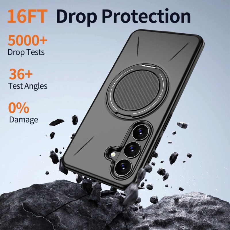 Skal Samsung Galaxy S26 Telefonfodral Magnetisk Med Roterande Stativ