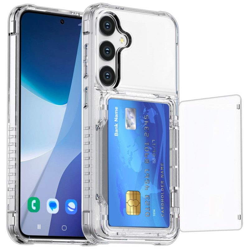 Skal Samsung Galaxy S26 Transparent Med Korthållare Och Stativ