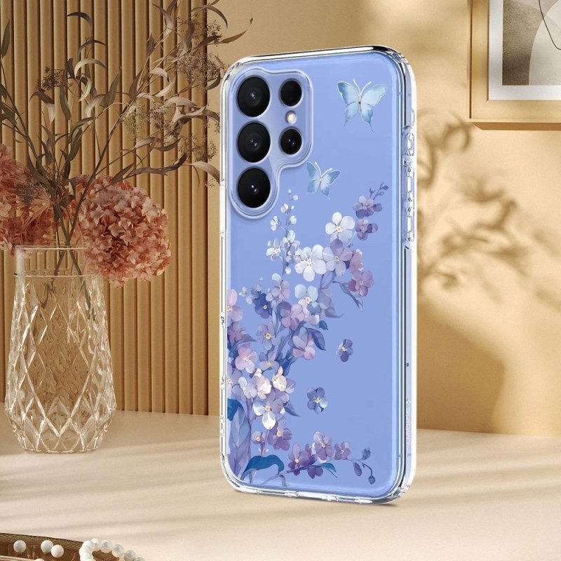 Skal Samsung Galaxy S26 Ultra Fjärilar Och Blommor