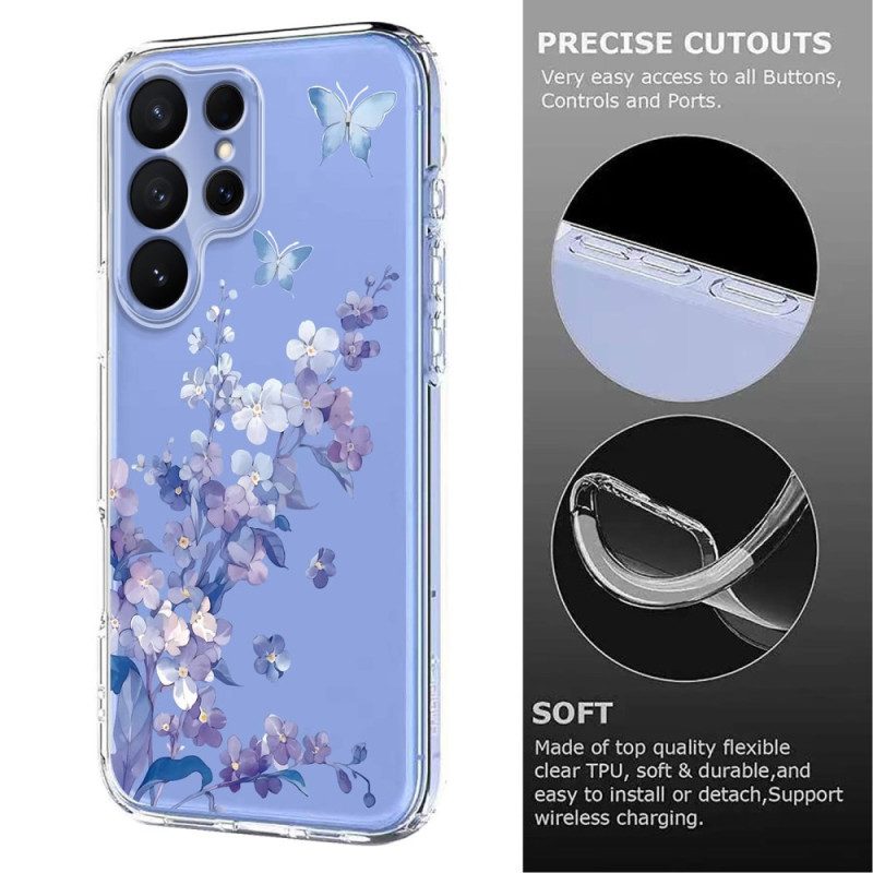 Skal Samsung Galaxy S26 Ultra Fjärilar Och Blommor