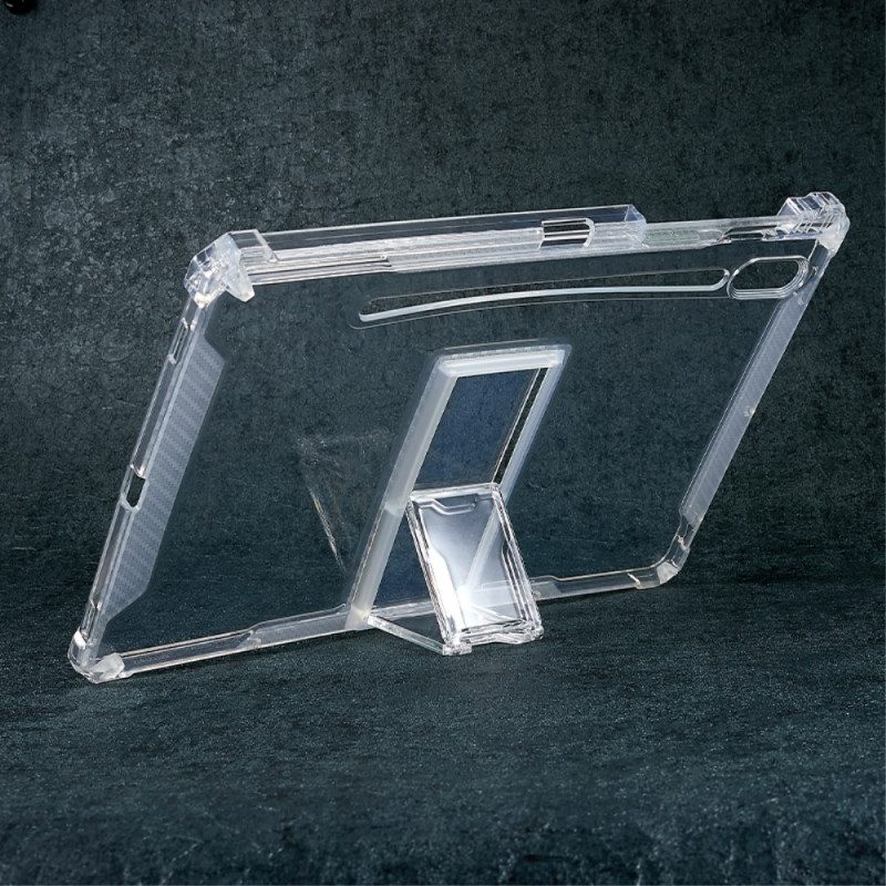Skal Samsung Galaxy Tab S10 Fe Transparent Stativ