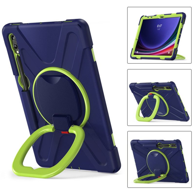Skal Samsung Galaxy Tab S10 Plus Multifunktionellt Roterande Stativ Och Handtag