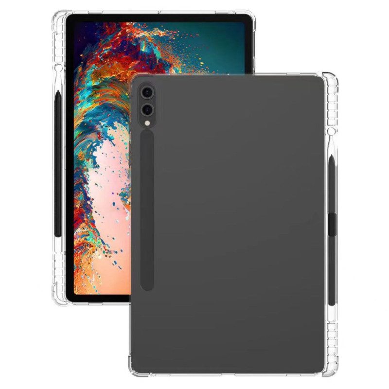 Skal Samsung Galaxy Tab S10 Plus Telefonfodral Förstärkt Transparent Med Pekpennahållare